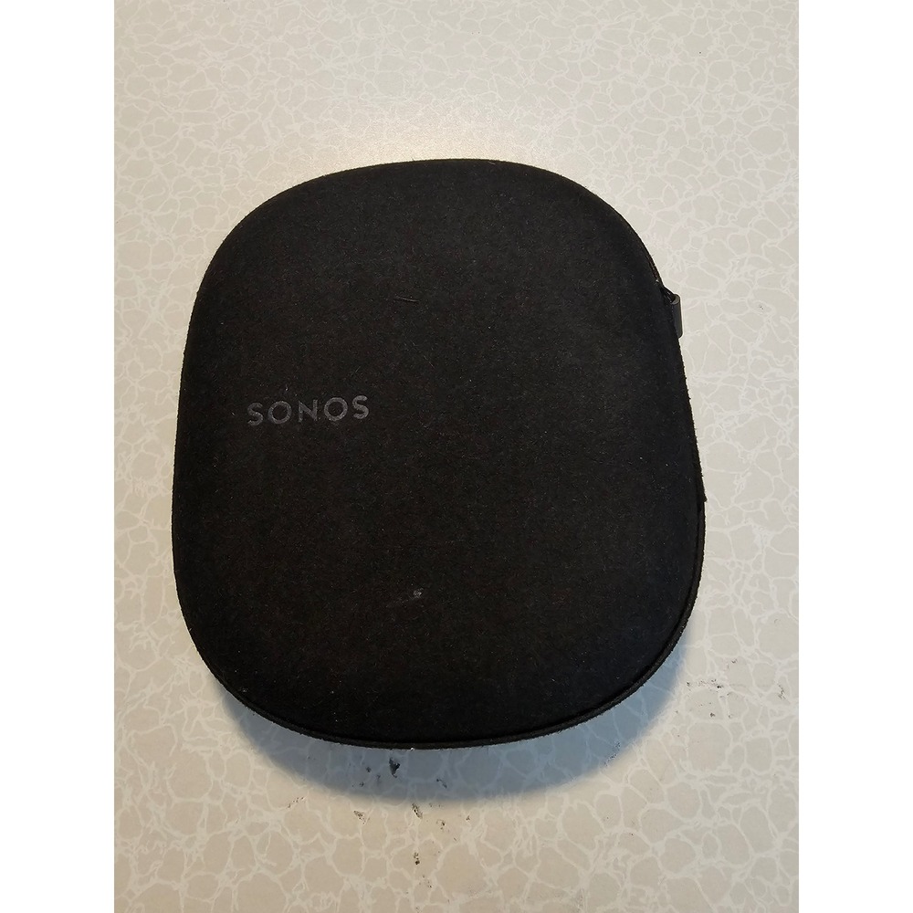 Sonos Ace Headphones Replacement Travel Case with Magnetic Pouch Black Felt